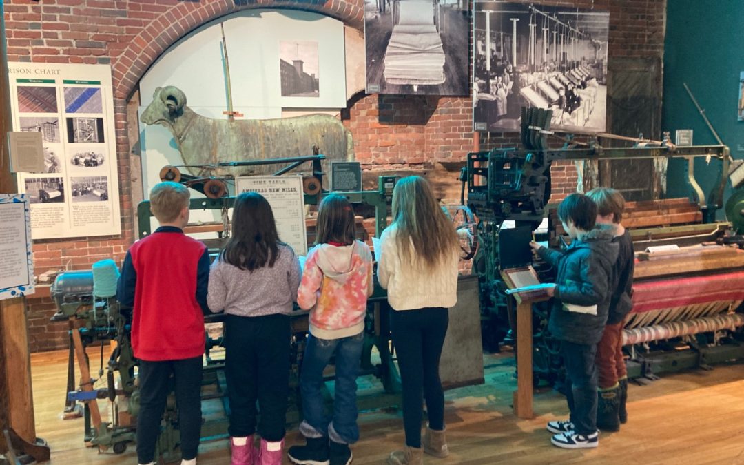 Students at Millyard Museum